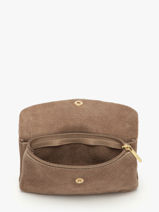 Portemonnee Velvet Leder Milano Beige velvet VE23113O-vue-porte